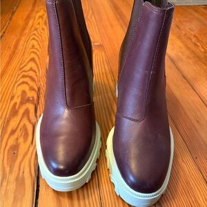Sorel Women's Brex Heel Chelsea Boots - New Cinder/ Sea Sprite